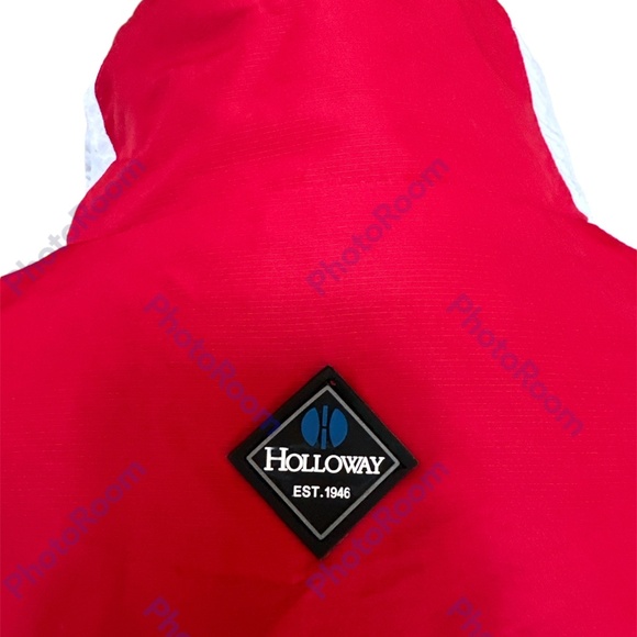 Holloway NWT Men's Medium Red & Black Zip Windbreaker Jacket - Picture 6 of 6